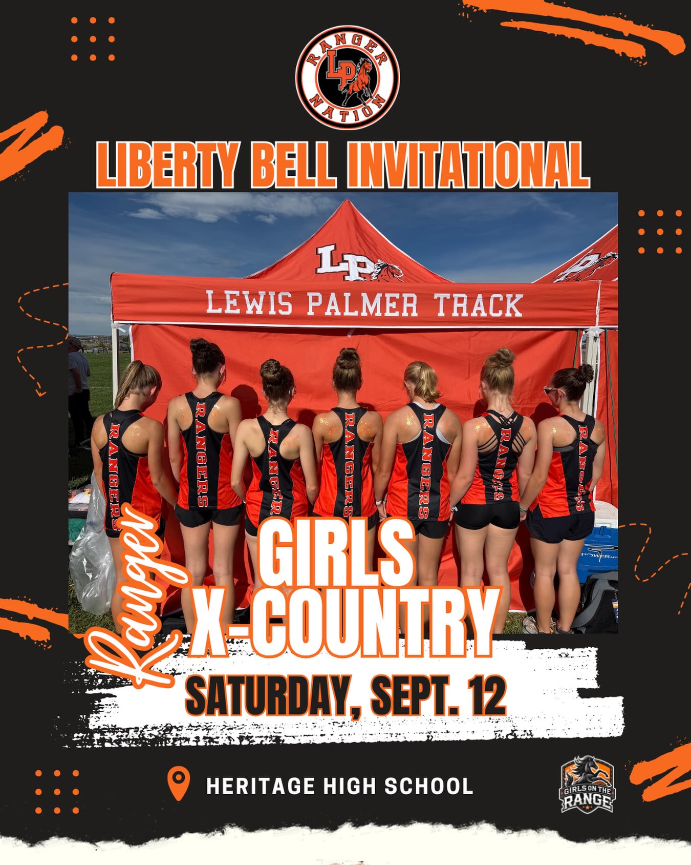 Lady Ranger X-Country is at the Liberty Bell Invitational at Heritage HS on Saturday.
@lphs_rangers @lewispalmer_xctf @lphs__barstoolsports